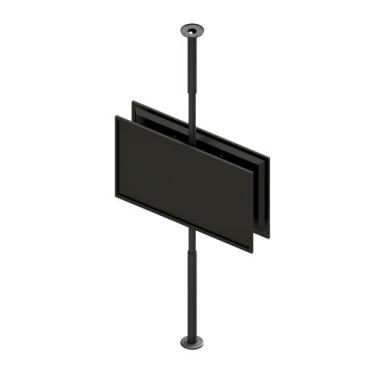 Imagem de Suporte teto ao chão para 2 TVs, monitores 10" a 55" - Avatron Suporte