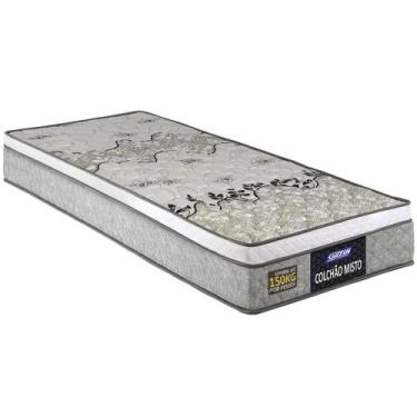 Imagem de Colchão de Solteiro Gazin Stone D33 misto altura de 21 cm 88x188 Cinza