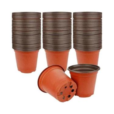 Imagem de Vasos De Plástico Flexíveis Para Viveiro De Plantas, 75 Peças, Recipie
