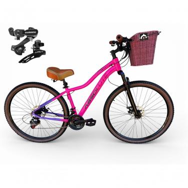 Imagem de Bicicleta Aro 29 Feminina Absolute Hera Retrô Vintage Shimano 21v Selim Confortável Ces...