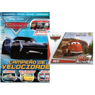 Imagem de Revista Disney Carros Especial Quebra-Cabeça, Red