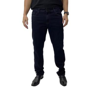Imagem de Calça Individual Jeans Right Fit Clássica, 48, Jeans escuro