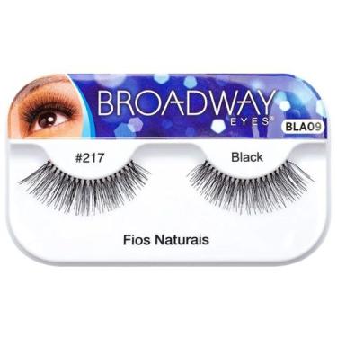 Imagem de Cílios postiços com fios naturais Broadway Eyes Kiss NY - BLA09BR