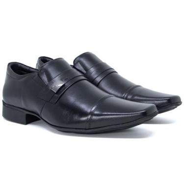 Imagem de Sapato Social Masculino Jota Pe Bico Fino Vinitti, Preto, 41