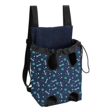 Imagem de Mochila De Transporte P/ Cães - 4 Patas - Azul - Saks