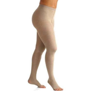 Imagem de Meia Calça Sigvaris compressão 20-30 pé aberto, P2