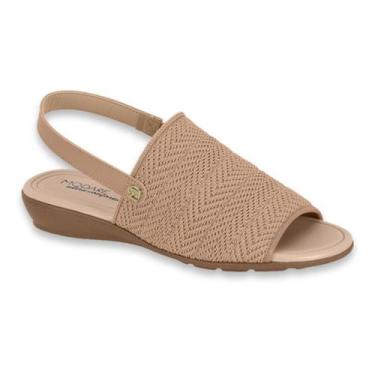 Imagem de Sandalia Feminina Modare Ortopédica Confortavel Joanete Elástico Knit 