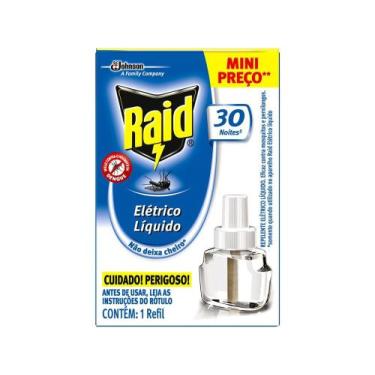 Imagem de Repelente Elétrico Líquido Raid Refil - 21,9ml 30 Noites