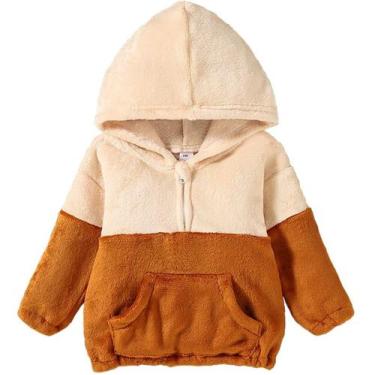 Imagem de Jaqueta Infantil Menino Urso Inverno Fleece Plush Inverno Ma - anjo da