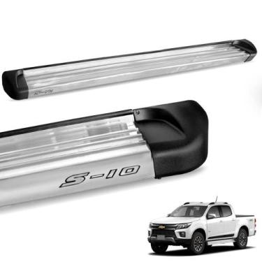 Imagem de Estribo Lateral S10 2012 a 2021 Aluminio Polido Track