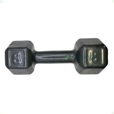 Imagem de Halter Sextavado Emborrachado - 8 Kg - 2M FITNESS