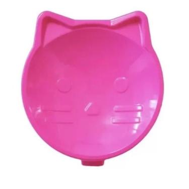 Imagem de Comedouro elevado para gatos orien - OrienPet, ROSA
