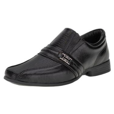 Imagem de Sapato infantil masculino finobel - 210, Preto, 33