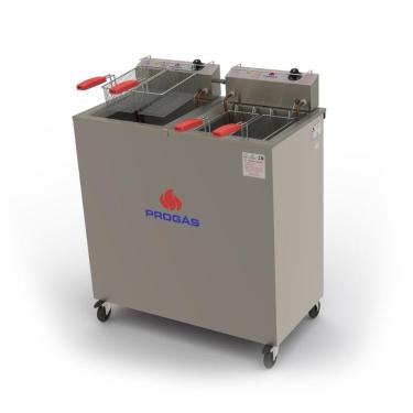 Imagem de Fritador Elétrico Água e Óleo Pr-200e Tanque Individual 18L 110V com Termostato Automático Progás