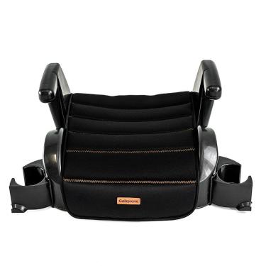 Imagem de Assento de Elevação Infantil Booster Potenza Fix 15kg a 36kg com Porta Copos Frente para o Movimento Preto Galzerano