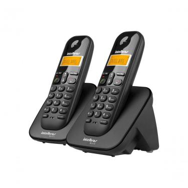 Imagem de Telefone sem Fio Intelbras TS 3112 Digital com Ramal Tecnologia Dect 6.0 Preto com Agenda