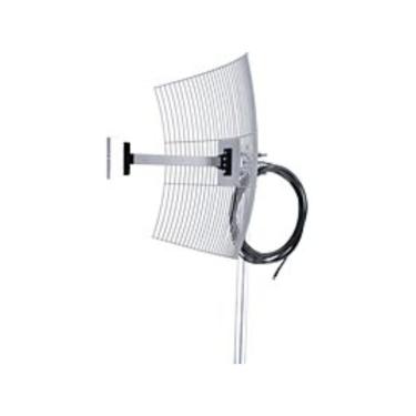 Imagem de Antena Parabólica Aquário MM-2420F10 para Redes Wi-Fi 2.4GHz 20dBi com Cabo RGC 58 de 10m e Conector SMA Macho RP