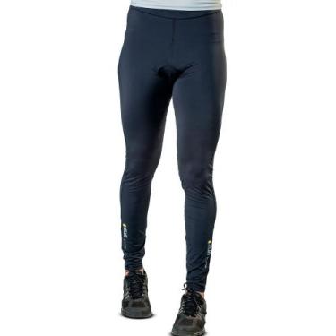Imagem de Calça de Ciclismo Elite Preto Masculino La Course, TAM GG