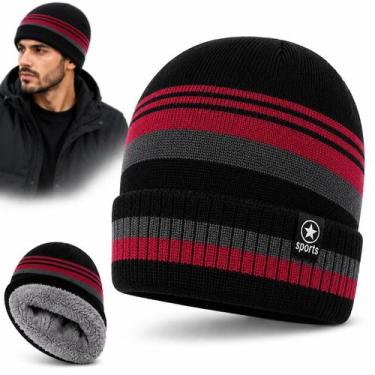 Imagem de Touca Térmica Forrada Peluciada Gorro Inverno Frio Quente - Elite, Ver