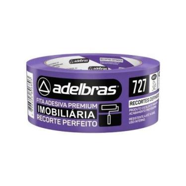 Imagem de Fita Adesiva Imobiliária 727 para Pintura 48mmx40m Roxo Adelbras