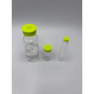 Imagem de Tampas flexíveis macias para frascos 3 ml amarelas, conjunto com 5 - M
