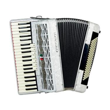 Imagem de Acordeon Cadenza 80 Baixos CD80/37 Branco Perola C/Bag, Acordeon, CD80