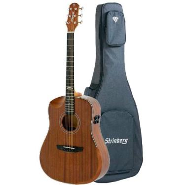 Imagem de Violão Strinberg SD301HCR LH MGS Mahogany Satin Linha Galaxy Canhoto C