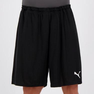 Imagem de Calção Puma Liga Core Preto e Branco, M