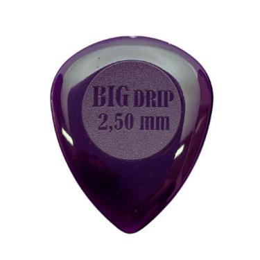 Imagem de Palheta BORI BIG DRIP ROXA para Violão Guitarra e Baixo 1,50 a 3,00mm,