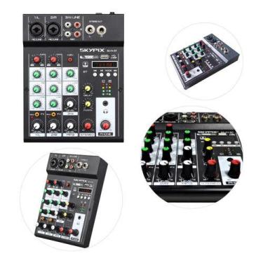 Imagem de Mesa Analógica 4 Canais Skypix Sk-f4 Bt