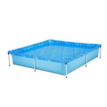 Imagem de Piscina infantil 1500l 1,89x1,89x42cm estruturada cod 001003 mor