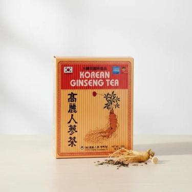 Imagem de Chá de ginseng coreano original korean tea 50 sachês - Buleebang