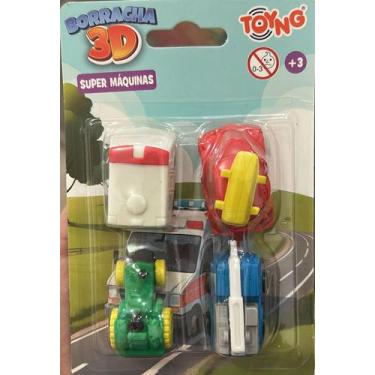 Imagem de Borracha 3D Super Conversível Escolar - TOYNG