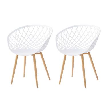 Imagem de Conjunto com 2 Cadeiras New Sidera Branco