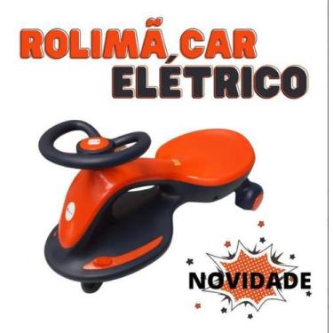 Carrinho Rolimã Eletrico 12v Infantil Giro Car Volante Drift