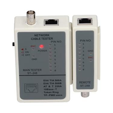 Imagem de Detector de cabos, testador de cabos de resposta rápida sensível, varredura automática para RJ45 RJ12 RJ11