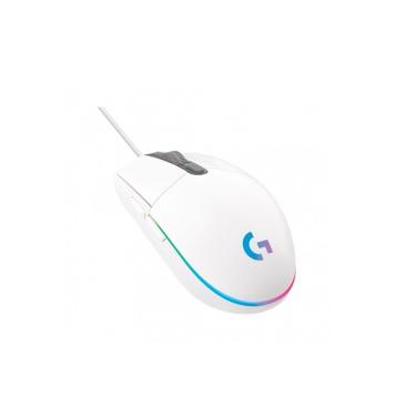 Imagem de Mouse Logitech Gamer G203 Lightsync Rgb Com Fio Branco