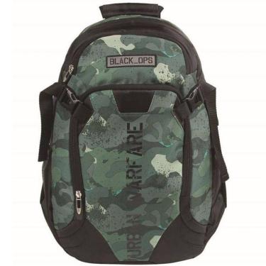 Imagem de Mochila de Costas Juvenil Black Ops Camuflada Grande Dmw