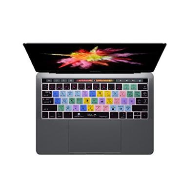 Imagem de Ilustrator AI Shortcuts Capa de teclado de silicone para MacBook Pro Touch Bar 13 15, MacBook M1 M2 (A2159/A1989/A1706, A1990/A1707) 2019 2018 2016 2017 2018 2020 20 20 021 2 022 Adobe