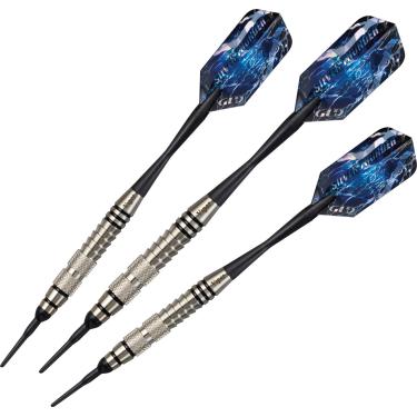 Imagem de Viper Silver Thunder Soft Tip Darts, 2 anéis serrilhados, 18 gramas