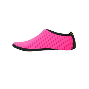 Imagem de Bestgift Sapatos de praia engrossados, sapatos de natação masculinos e femininos, meias de mergulho, sapatos de riacho Meias de Mergulho Rosa P