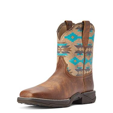 Imagem de ARIAT Bota feminina Anthem Shortie Savanna Western, Cinza-acastanh, 10