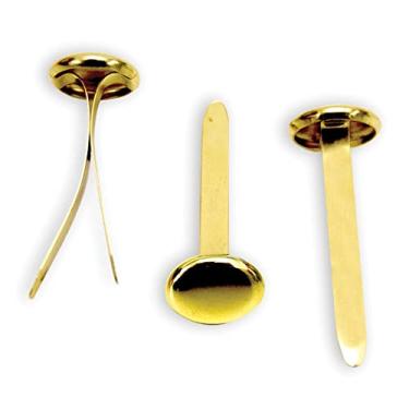 Imagem de Office Depot Fixadores de cabeça redonda, 2,54 cm, latão, pacote com 100, ABEL-02