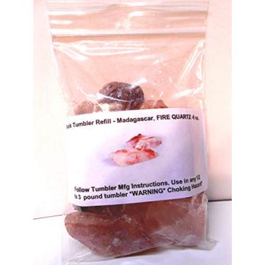 Imagem de Kit de refil de gemas para canalizador de pedras da Rockhound's 1st Choice Kit - Magagascar - Quartzo natural de quartzo áspero 227 g