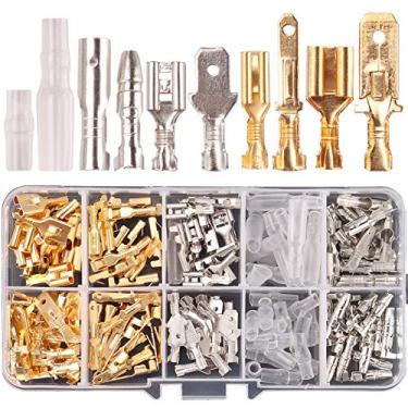 Imagem de Kinstecks 150 peças 2,8 mm 4,8 mm 6,3 mm Conector de Espátula de Fio 3,9 mm Kit de Conectores de Bala Macho e fêmea Conectores para DIY Electrical Motorcycle Vehicle Boat