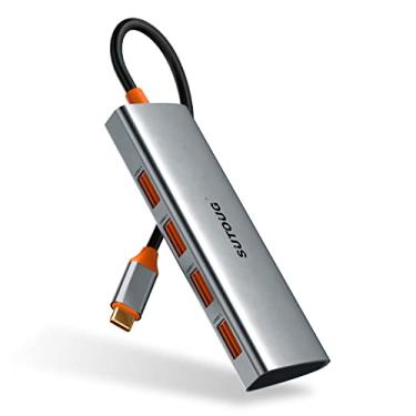 Imagem de SUTOUG Hub USB-C 4 em 1, adaptador USB-C, adaptador USB tipo C para hub USB 3.1 com SuperSpeed 10Gbps para MacBook Pro/Air, iMac, Surface, XP e mais dispositivos tipo-C
