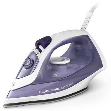 Imagem de Ferro de Passar a Vapor Philips Walita EasySpeed GC1752 com Spray e Base de Cerâmica – Roxo/Branco