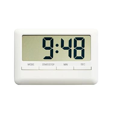 Imagem de Qudai Relógio Despertador Digital LCD Temporizador Contagem Regressiva Manual para Cozinhar Chuveiro Cronômetro de Cozinha Relógio Eletrônico Magnético