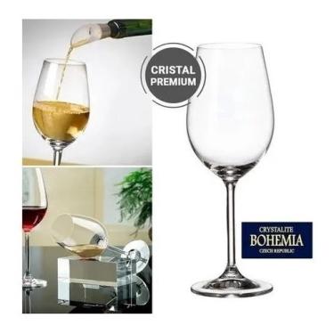 Imagem de Jogo 6 Taças Cristal Vinho Branco Bohemia 350ml