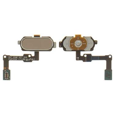 Imagem de Peças de reparo de cabo flexível compatíveis com Samsung G570F/DS Galaxy J5 Prime, (botão de menu, dourado, com plástico)